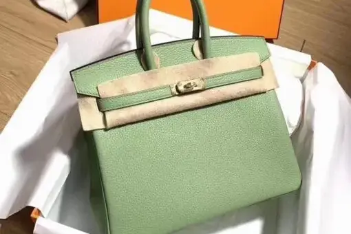 Hermes Birkin Togo Bag Vert Criquet