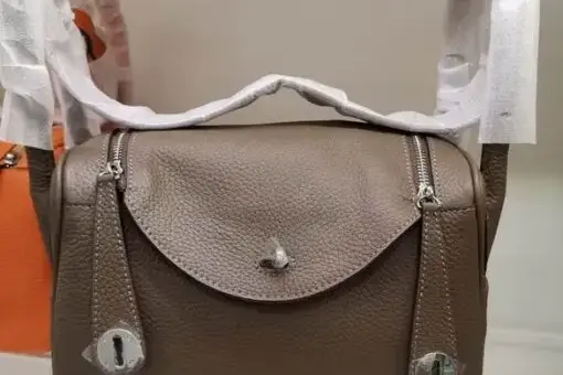 Hermes Lindy 26/30cm Bag Dark Brown