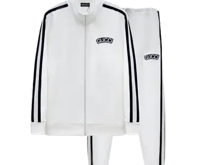 Gucci Black Border Tracksuits/White