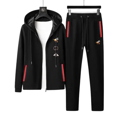 Gucci Tracksuit White Red Black 2026 | Drip Kickz Gucci Tracksuit White Red Black
