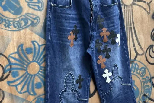 Chrome Hearts Denim Jeans Blue