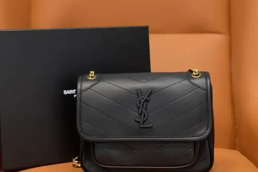 YSL Saint Laurent Medium Niki Bag Black
