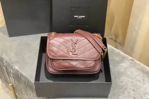 YSL Saint Laurent Niki Baby shoulder Bag Pinkish Brown
