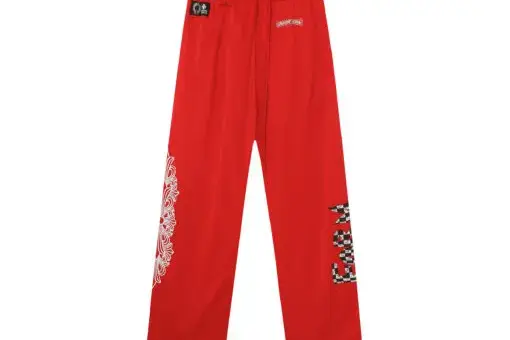 Chrome Hearts Mesh Warm Pants Red