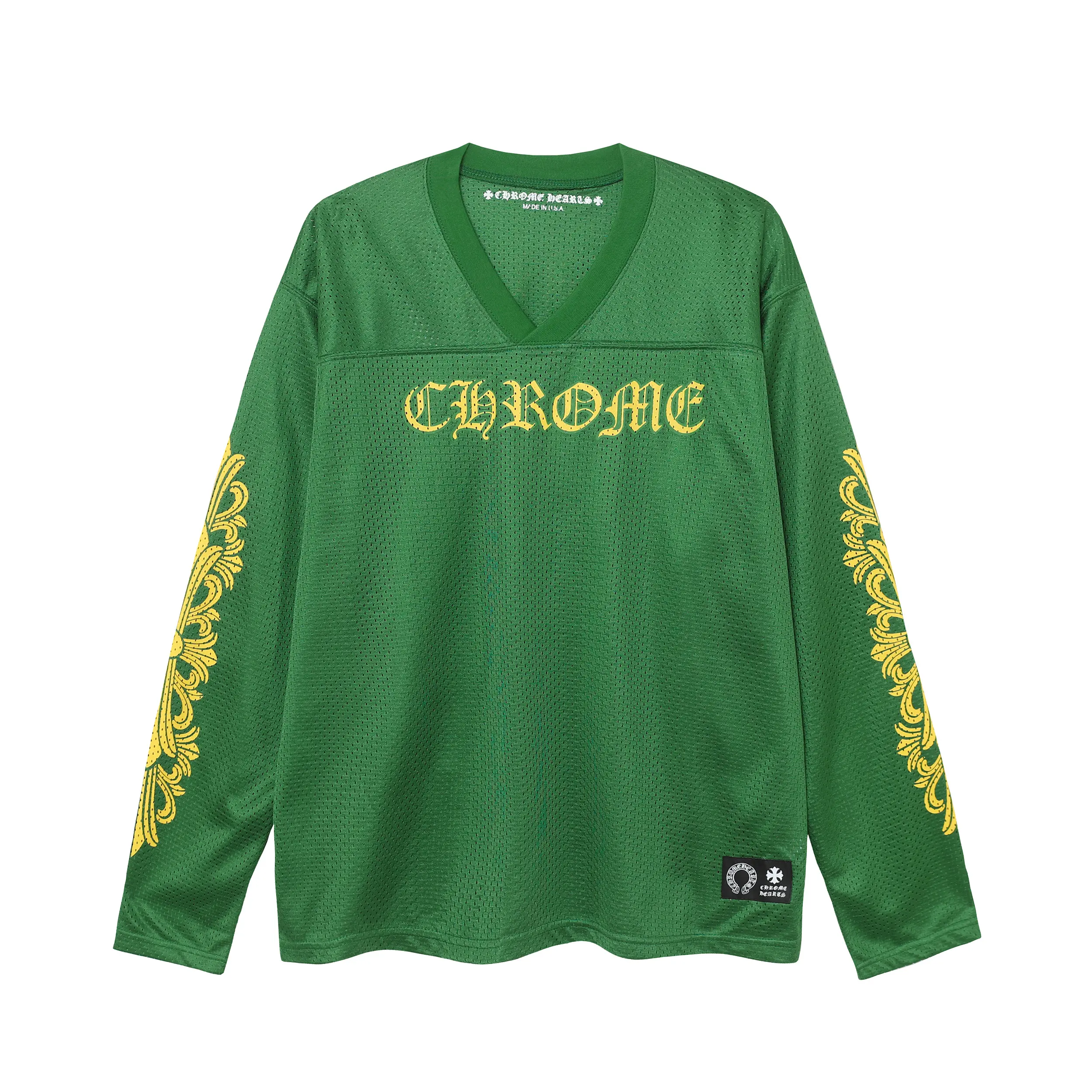Chrome Hearts Long-Sleeve T-Shirt Green 2026 | Drip Kickz Chrome Hearts Long-Sleeve T-Shirt Green