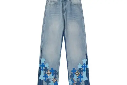 Chrome Hearts Criss Cross Bootcut Jeans