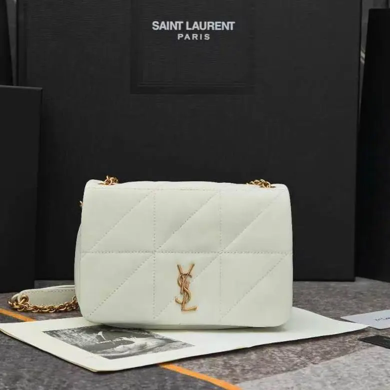 YSL Mini Jamie 4.3 Shoulder Bag White 2026 | Drip Kickz YSL Mini Jamie 4.3 Shoulder Bag White