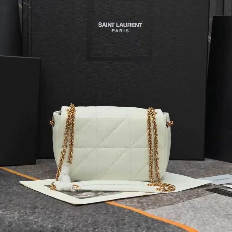 YSL Mini Jamie 4.3 Shoulder Bag White 2026 | Drip Kickz YSL Mini Jamie 4.3 Shoulder Bag White - Image 2