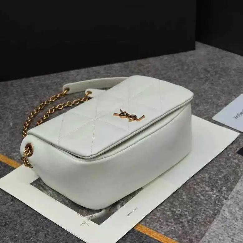 YSL Mini Jamie 4.3 Shoulder Bag White 2026 | Drip Kickz YSL Mini Jamie 4.3 Shoulder Bag White - Image 3