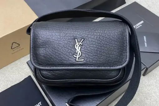 YSL Saint Laurent Niki Small Messenger Bag Black