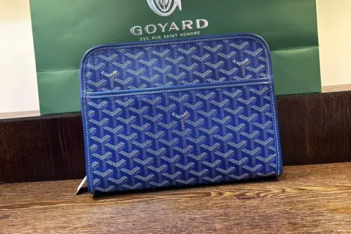 Goyard Jouvence Sling Bag Blue Front View