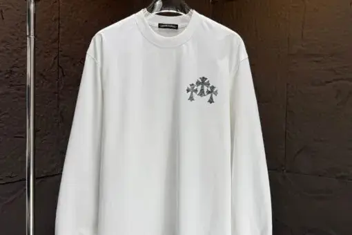 Chrome Hearts long-Sleeved Sweater White