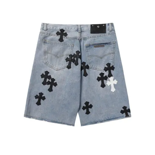 Chrome Hearts Shorts Jeans Color 2026 | Drip Kickz Chrome Hearts Shorts Jeans Color - Image 2