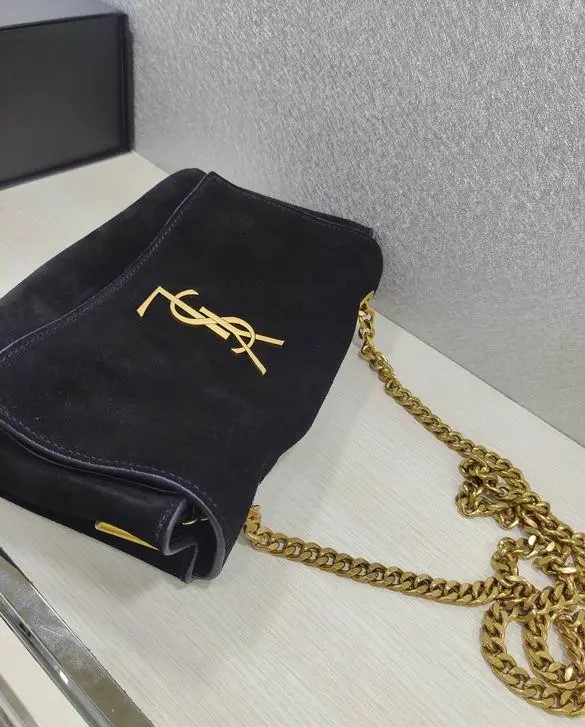 YSL Kate Medium Reversible Shoulder Black 2026 | Drip Kickz YSL Kate Medium Reversible Shoulder Black - Image 3