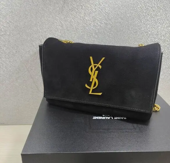 YSL Kate Medium Reversible Shoulder Black 2026 | Drip Kickz YSL Kate Medium Reversible Shoulder Black