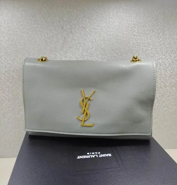 YSL Kate Medium Chain Bag Sky Blue 2026 | Drip Kickz YSL Kate Medium Chain Bag Sky Blue
