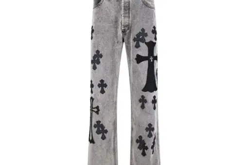 Chrome Hearts Jeans Grey