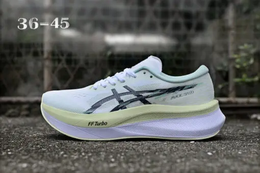ASICS Magic Speed 4 White Black & Green