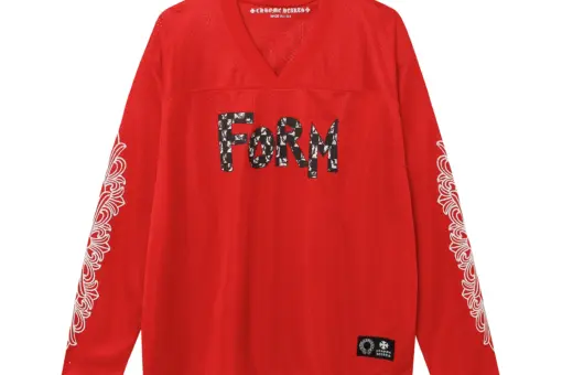 Chrome Hearts Long-Sleeve T-Shirt Red