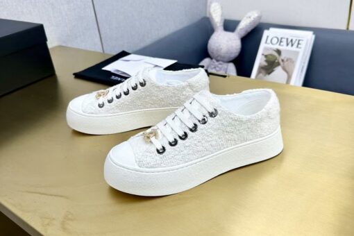 Chanel 24s Pure White Sneakers
