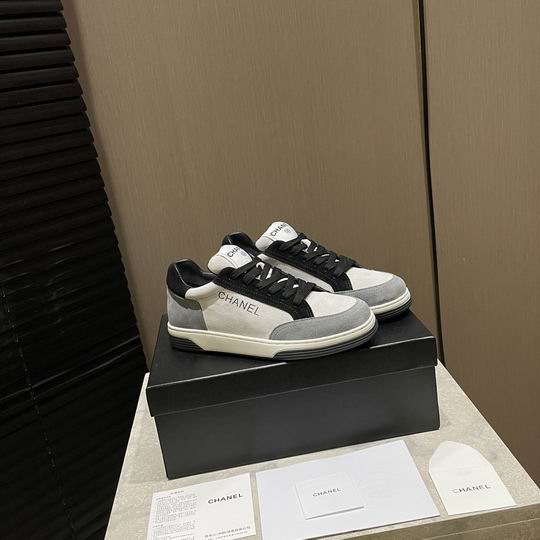 Chanel Sneakers Gray White & Black 2026 | Drip Kickz Chanel Sneakers Gray White & Black - Image 2