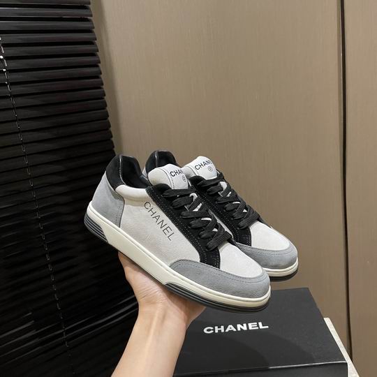 Chanel Sneakers Gray White & Black 2026 | Drip Kickz Chanel Sneakers Gray White & Black