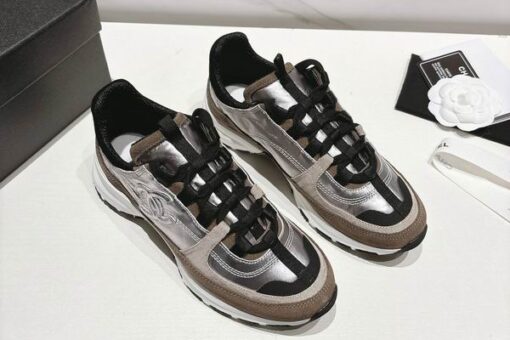 Chanel 25A Casual Sneakers Silver