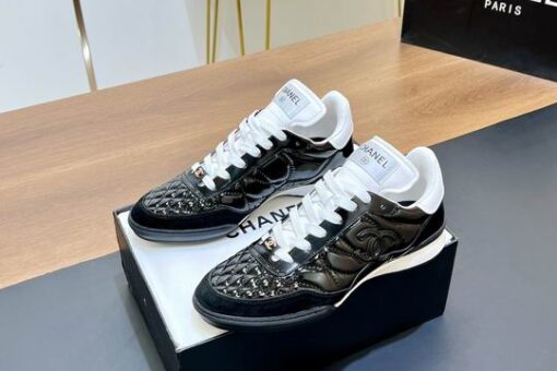 Chanel Sneakers Primarily Black & White
