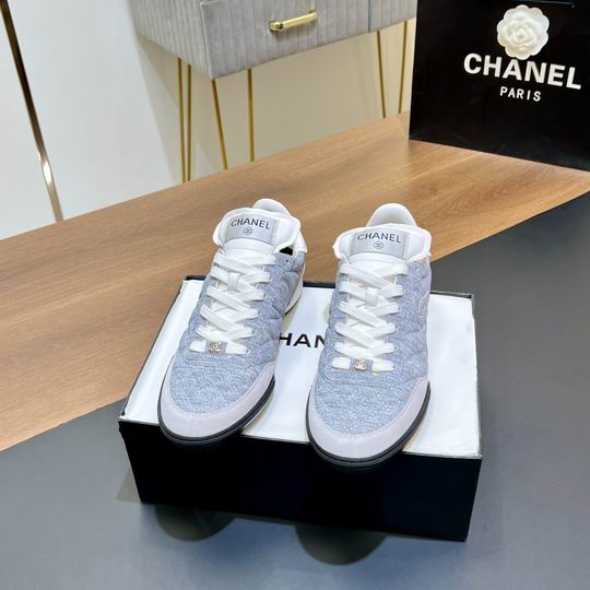 Chanel Sneakers Blue Mixed Fibers 2026 | Drip Kickz Chanel Sneakers Blue Mixed Fibers - Image 2