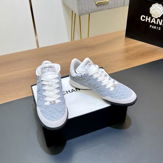 Chanel Sneakers Blue Mixed Fibers 2026 | Drip Kickz Chanel Sneakers Blue Mixed Fibers - Image 3