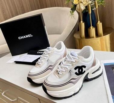 Chanel Sneakers Black and Grey
