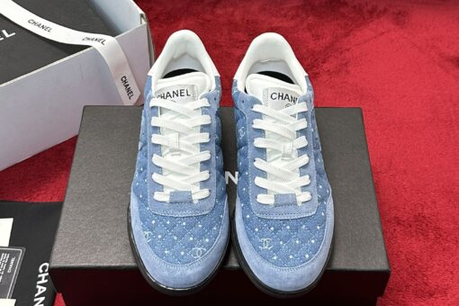 Chanel Sneakers Sky Blue