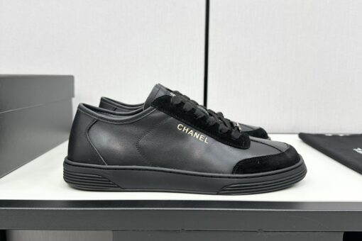 Chanel Sneakers Solid Black