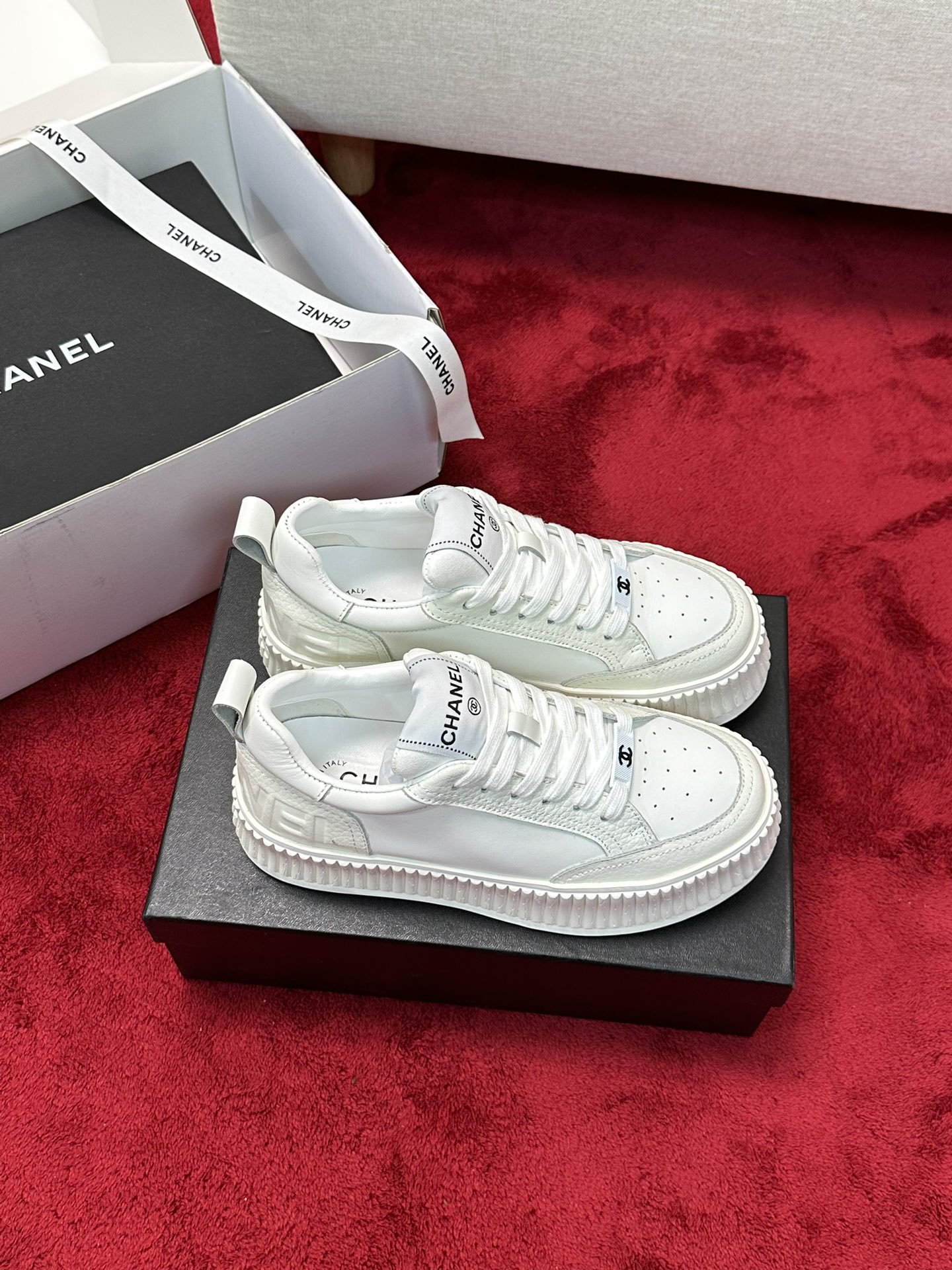 Chanel Sneakers Pure White 2026 | Drip Kickz Chanel Sneakers Pure White - Image 3
