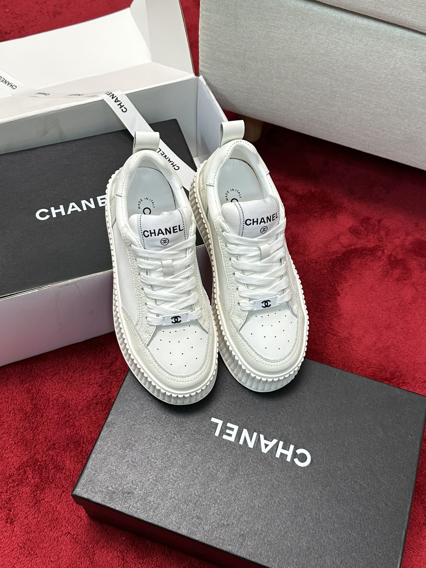 Chanel Sneakers Pure White 2026 | Drip Kickz Chanel Sneakers Pure White - Image 2