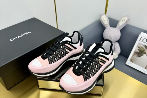 Chanel Suede Sneakers Pink