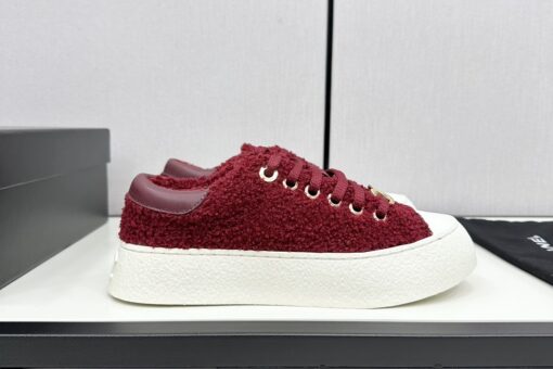 Chanel Sneakers Burgundy