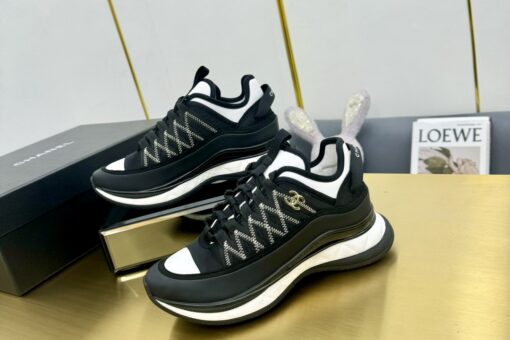 Chanel Suede Sneakers Black