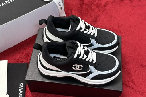 Chanel Sneakers Black And White