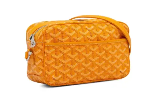 Goyard Sac Cap Vert Crossbody Bag Orange Front View