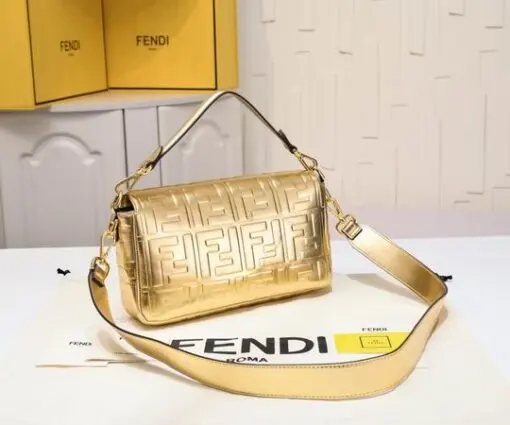 Fendi Baguette Bag Gold 2026 | Drip Kickz Fendi Baguette Bag Gold - Image 2