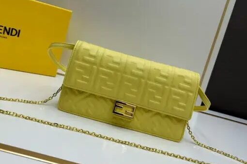 Fendi Bag Raw Yellow