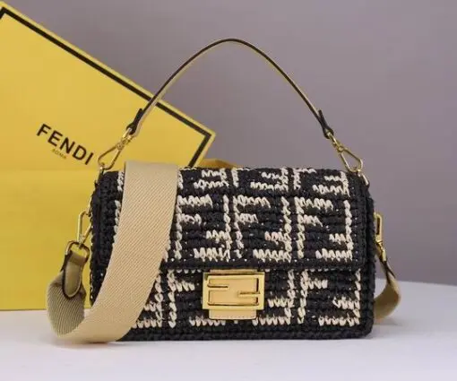 Fendi Baguette Bag Brown Beige 2026 | Drip Kickz Fendi Baguette Bag Brown Beige