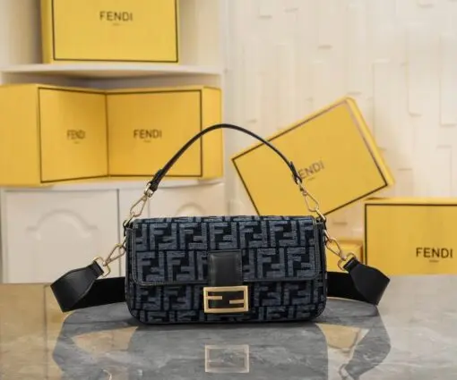 Fendi Baguette Bag Blue Black 2026 | Drip Kickz Fendi Baguette Bag Blue Black