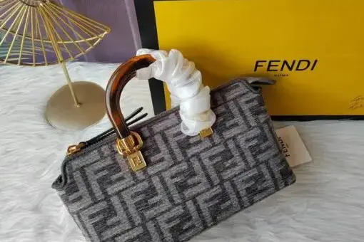 Fendi Bag Dark Grey & White