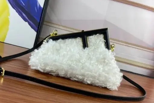 Fendi Bag White Wool