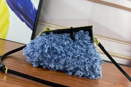 Fendi Bag Blue Wool