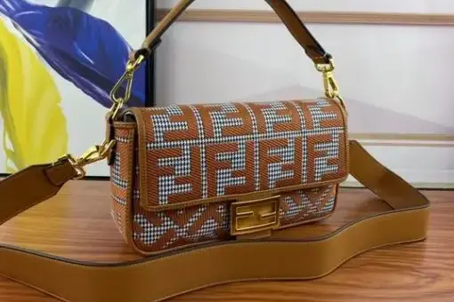 Fendi Bag Brown & White