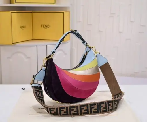 Fendi Praphy Bag Multicolor 2026 | Drip Kickz Fendi Praphy Bag Multicolor - Image 3