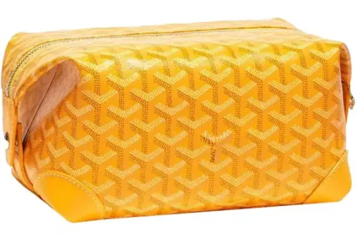 Goyard Boeing 25 Toilet Bag Yellow Front View